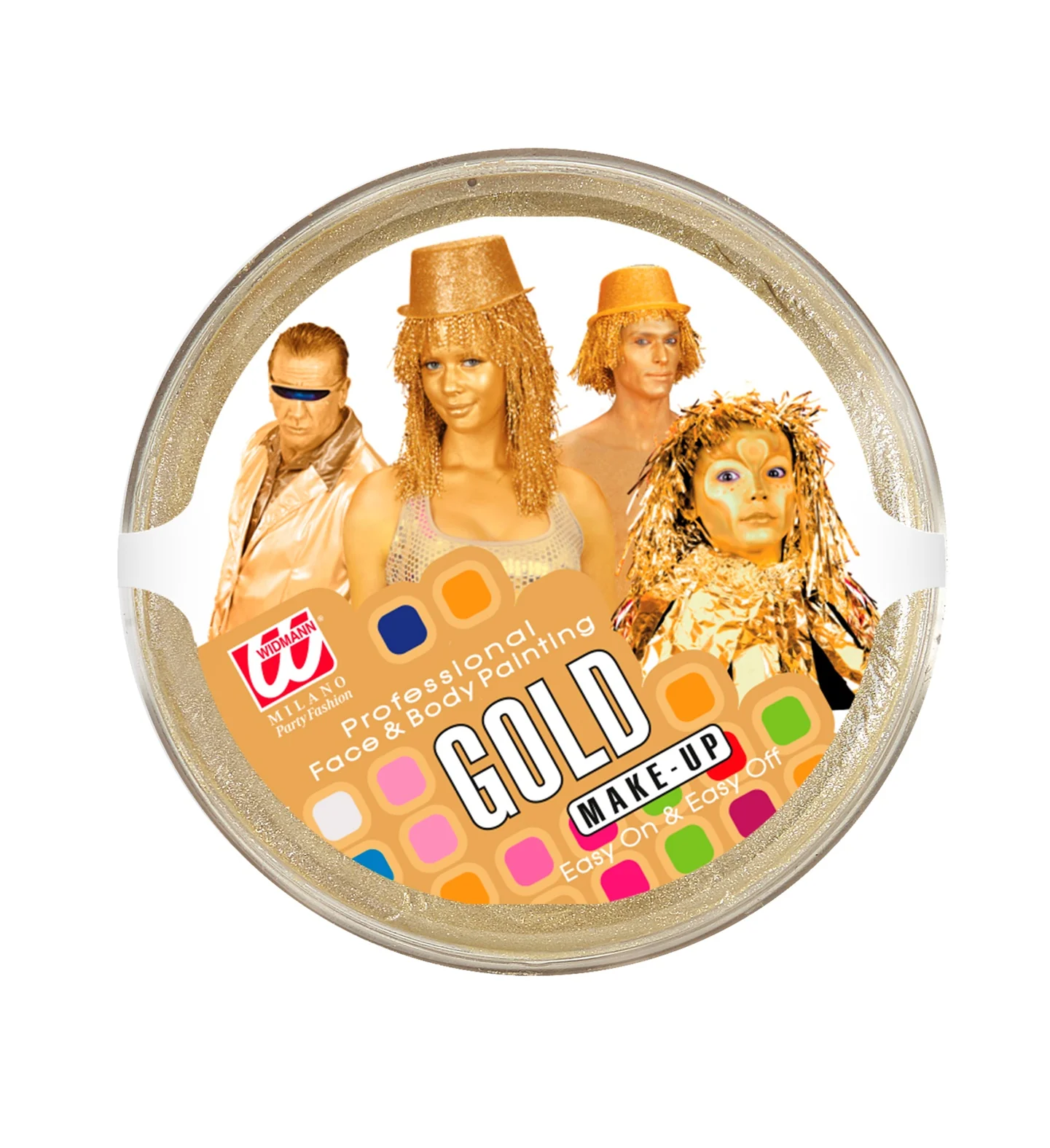 Gouden schmink voor carnaval - Image 2