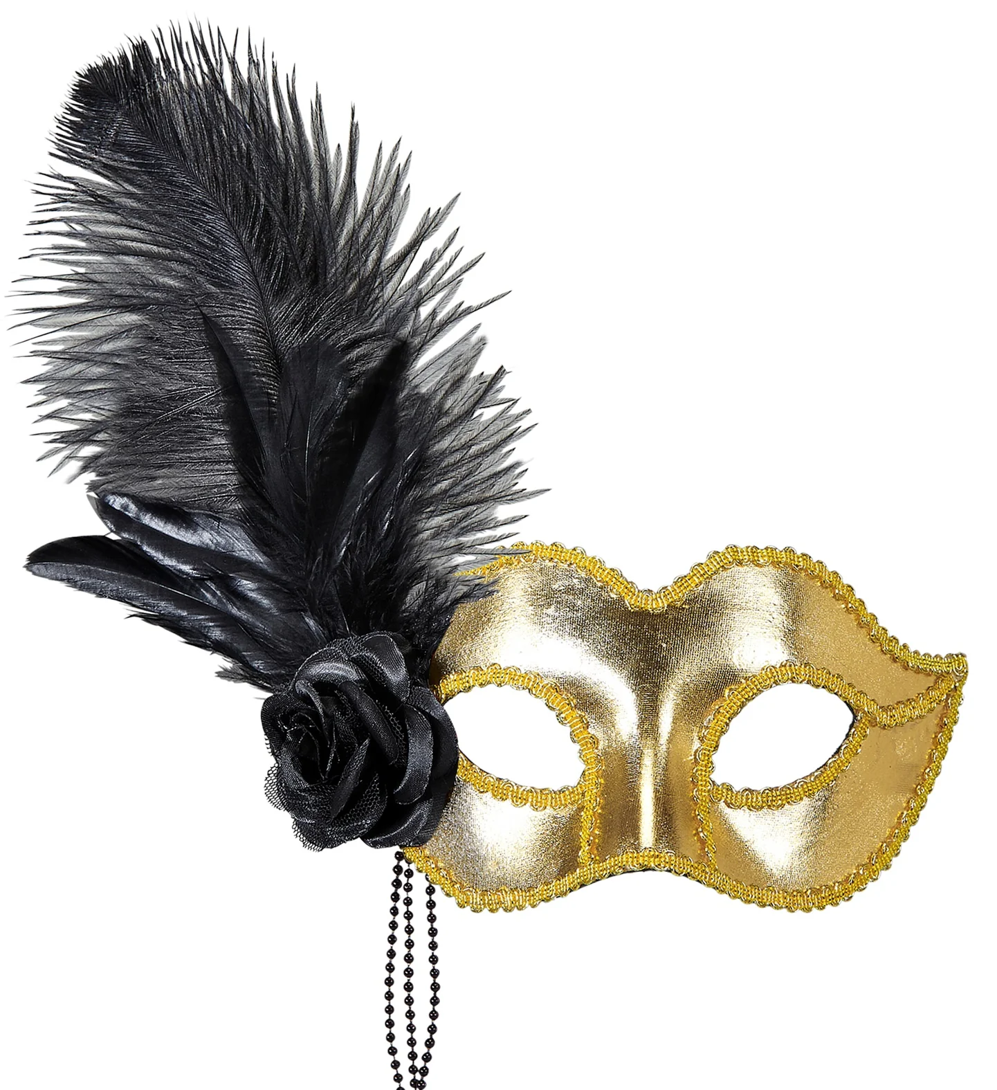 Gouden Venetiaans oogmasker voor carnaval en party - Image 5