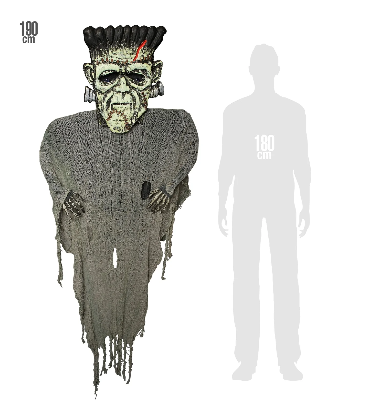 Halloween decoratie pop Frankenstein 190 cm - Image 3