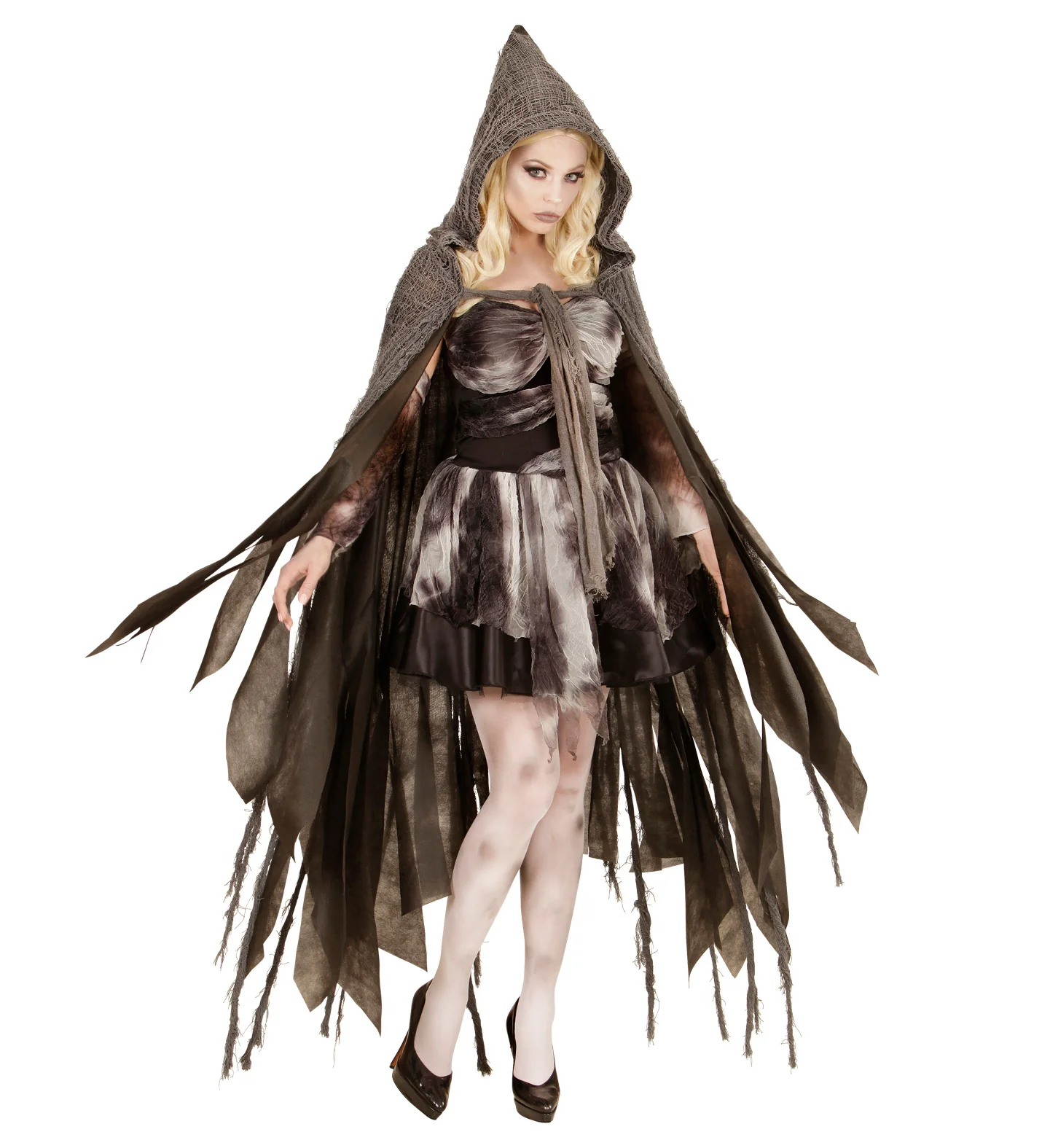 Grijze Halloween cape - Image 2