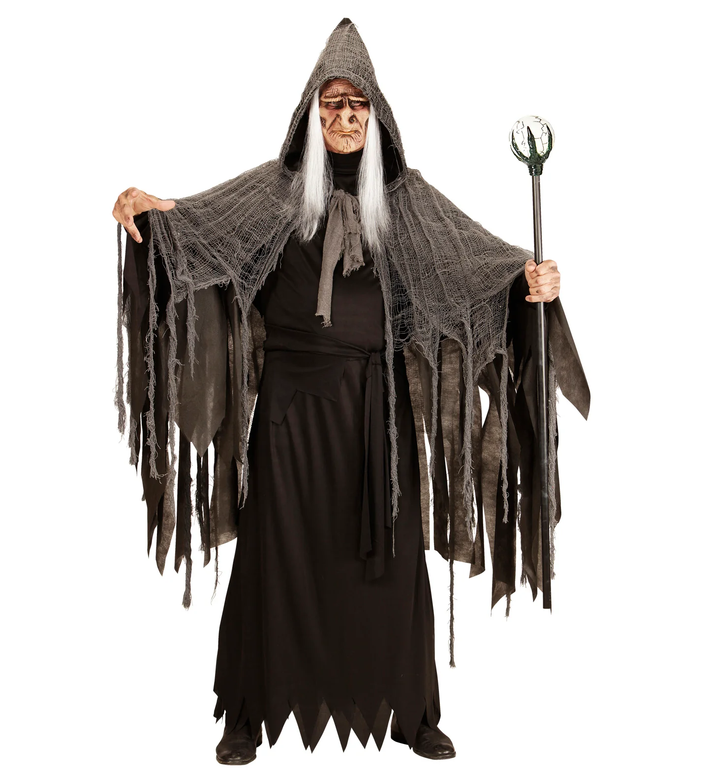 Grijze Halloween cape - Image 3