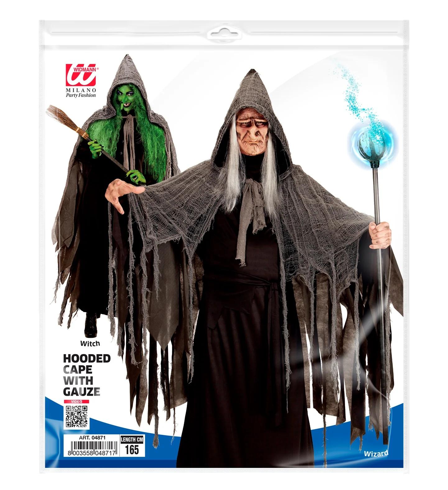 Grijze Halloween cape - Image 7