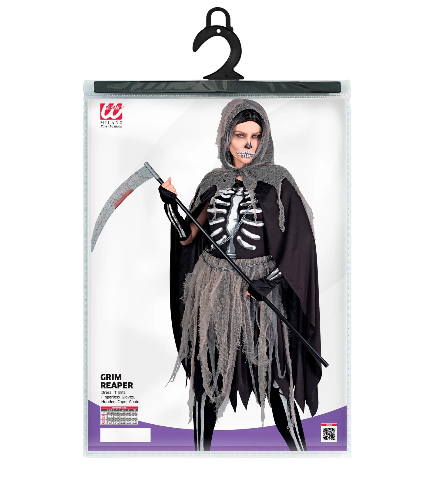 Grimreaper kostuum dames Skelety - Image 5