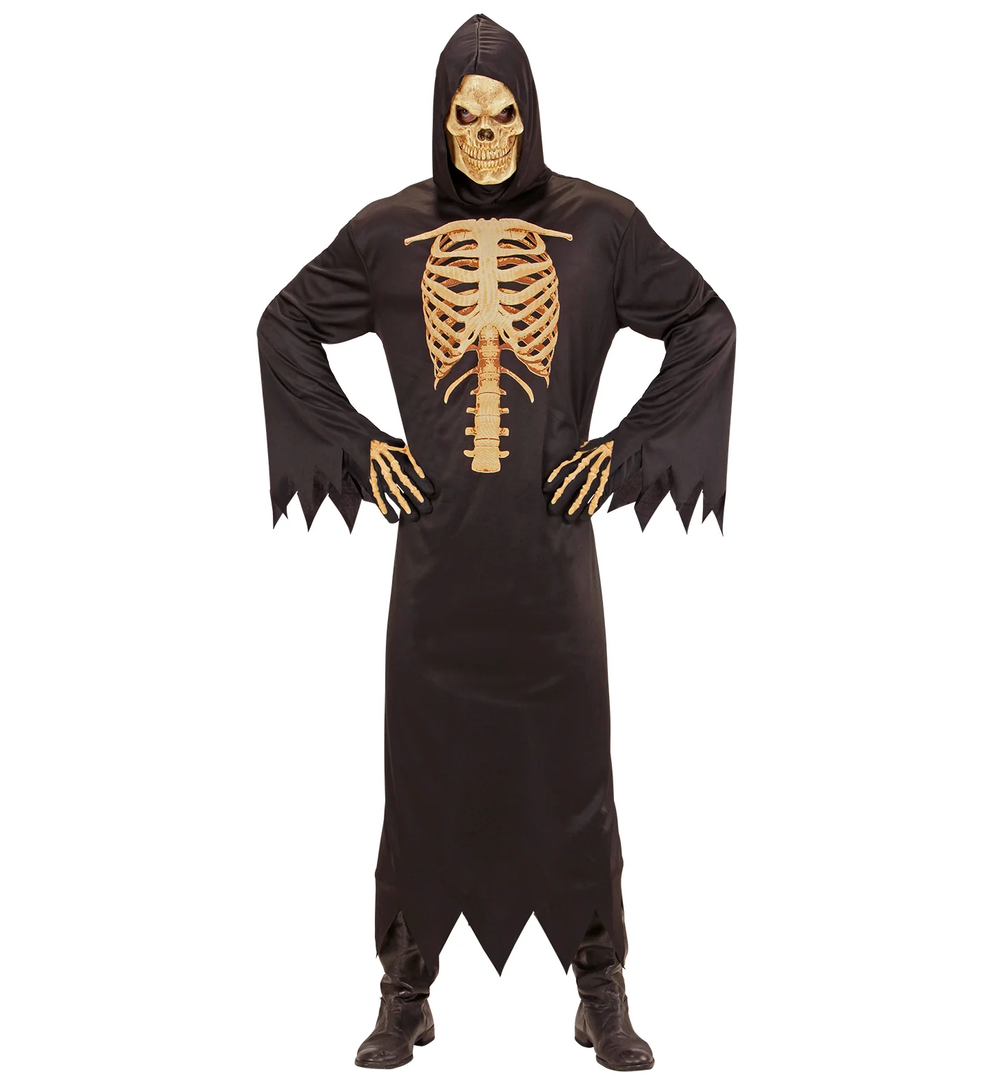 Grimreaper kostuum Jelle met kap - Image 2