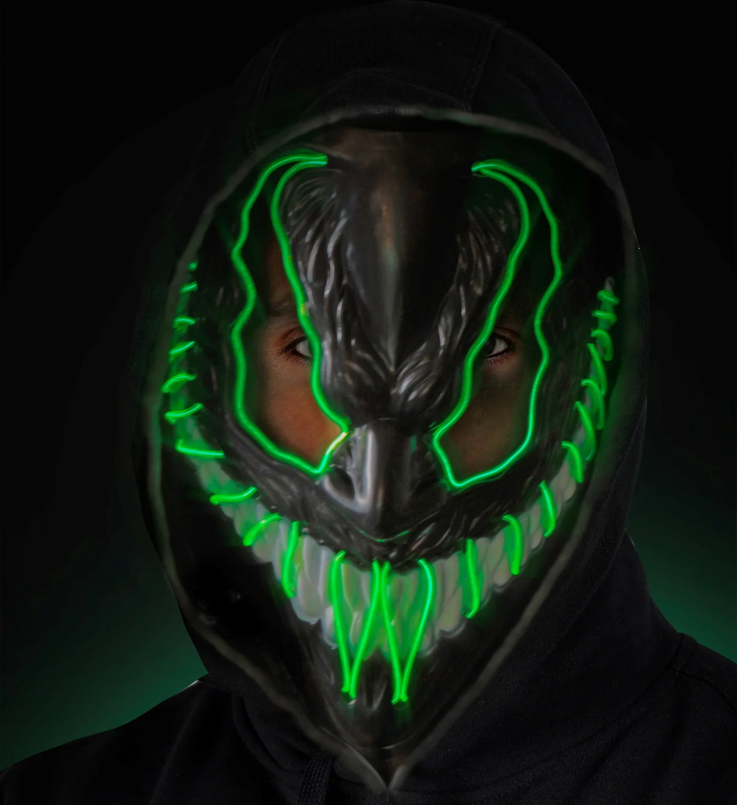 Monster masker led groen - Image 2