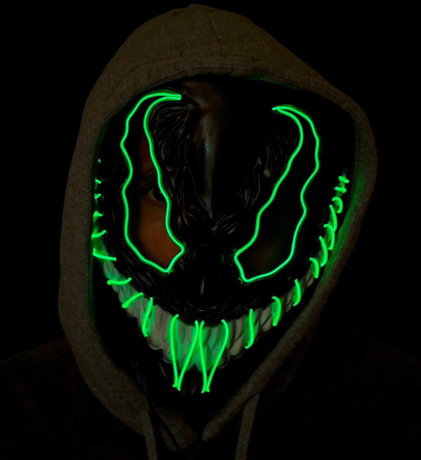 Monster masker led groen - Image 3