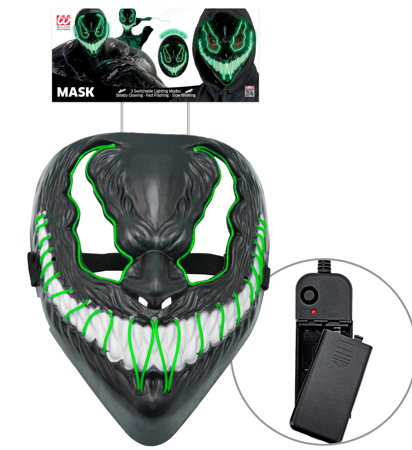 Monster masker led groen - Image 4