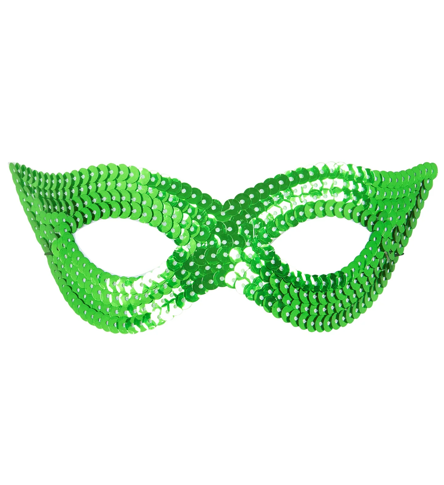 Groen oogmasker pailletten