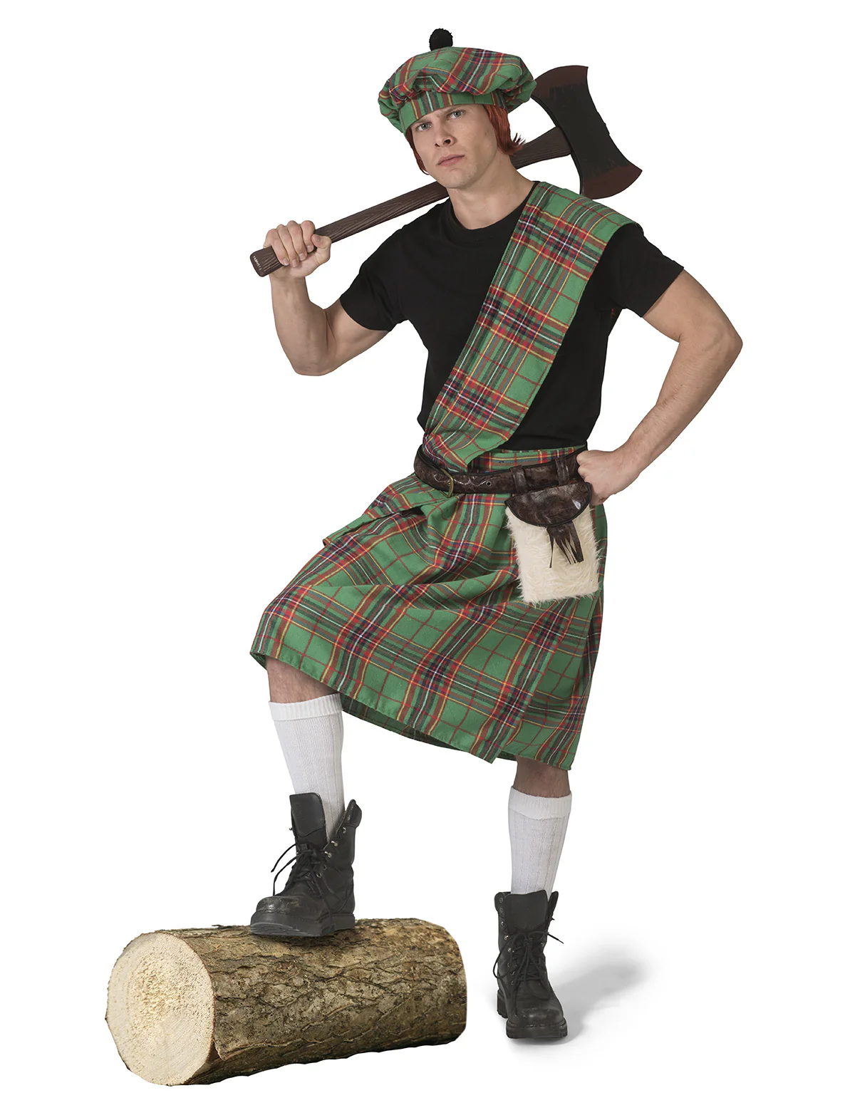 Groen Schotse kilt pak Timo heren