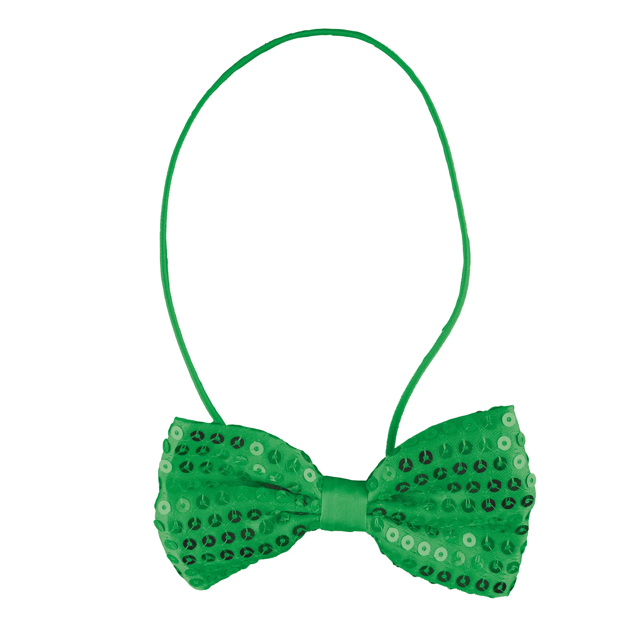 Groene vlinderdas met pailletten