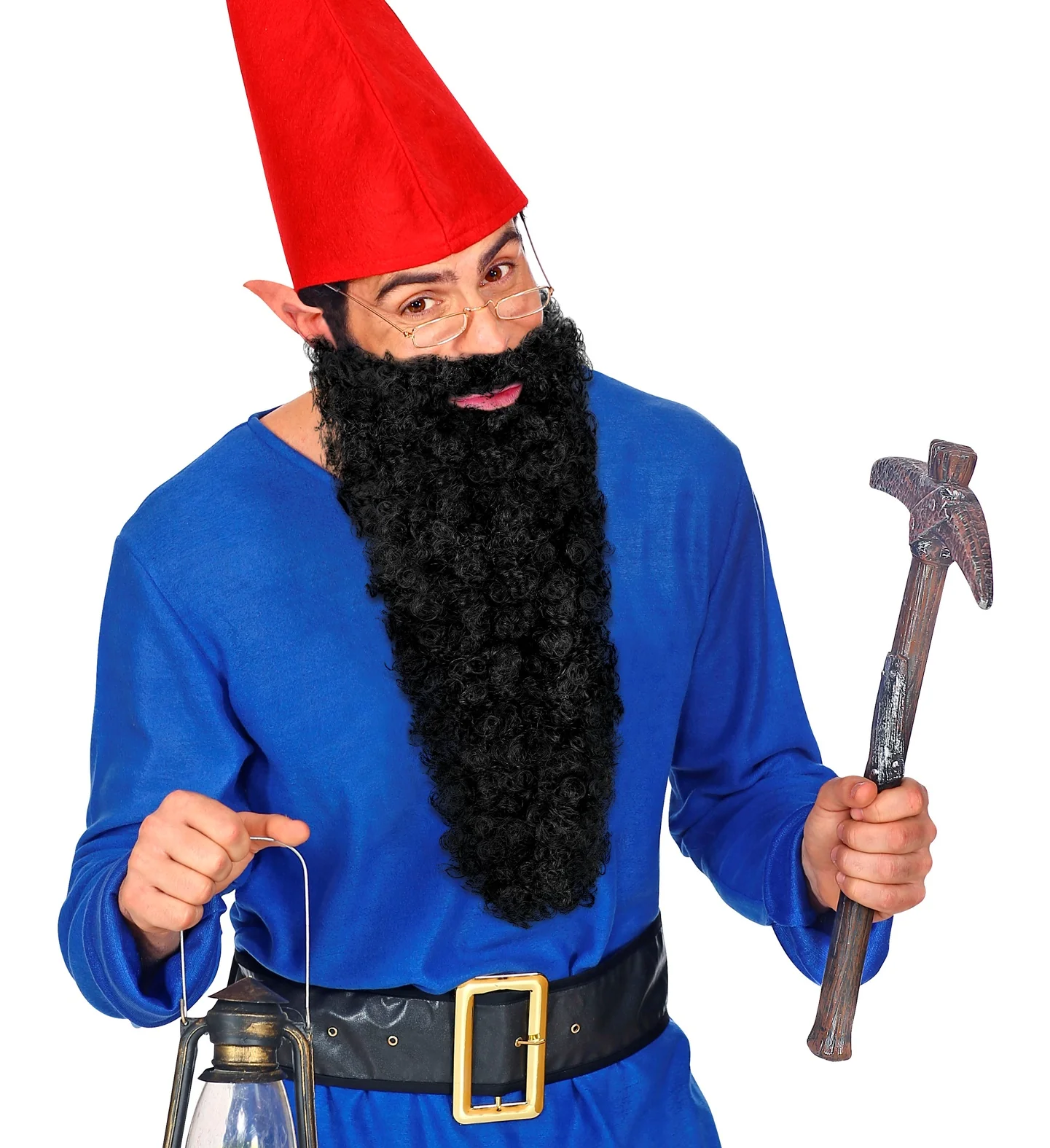 grote baard met snor zwart - Image 2