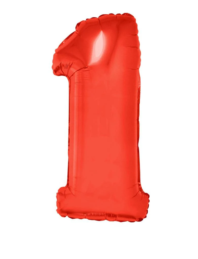 Folieballon 102 cm rood - Image 3