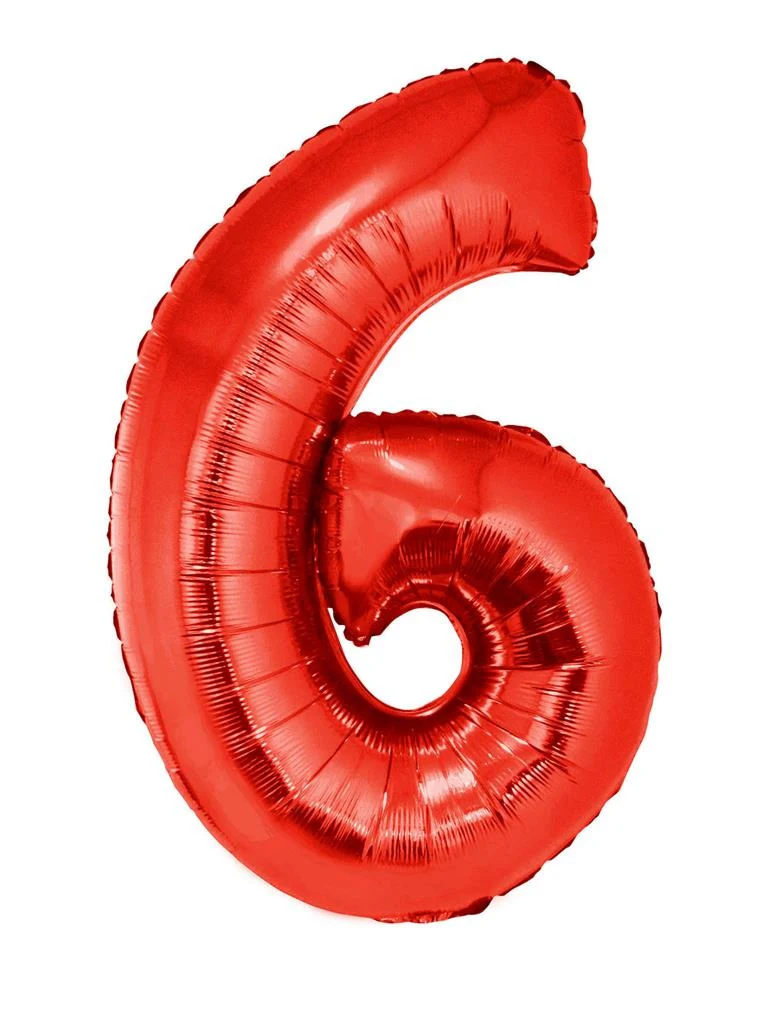 Folieballon 102 cm rood - Image 8