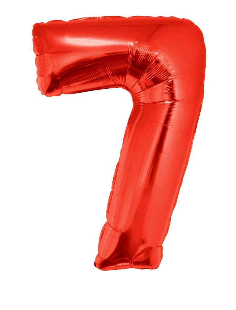 Folieballon 102 cm rood - Image 9