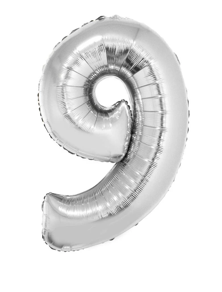 Folieballon 82 cm zilver - Image 11