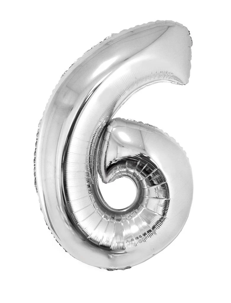 Folieballon 82 cm zilver - Image 8