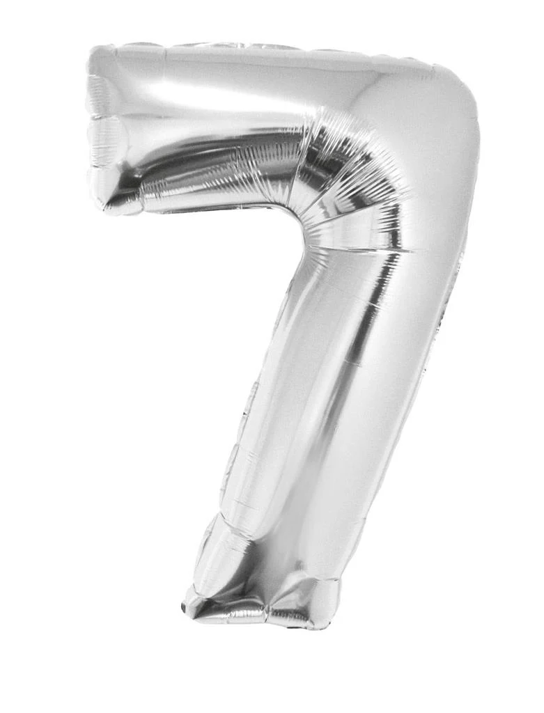 Folieballon 82 cm zilver - Image 9