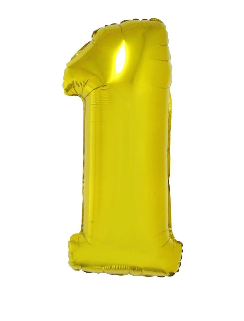 Folieballon 102 cm goud - Image 3