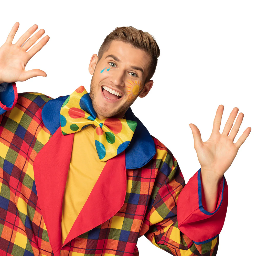Grote vlinderstrik Clown - Image 4