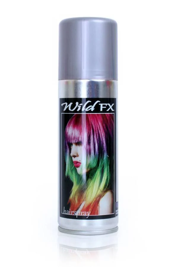 Zilveren haarspray
