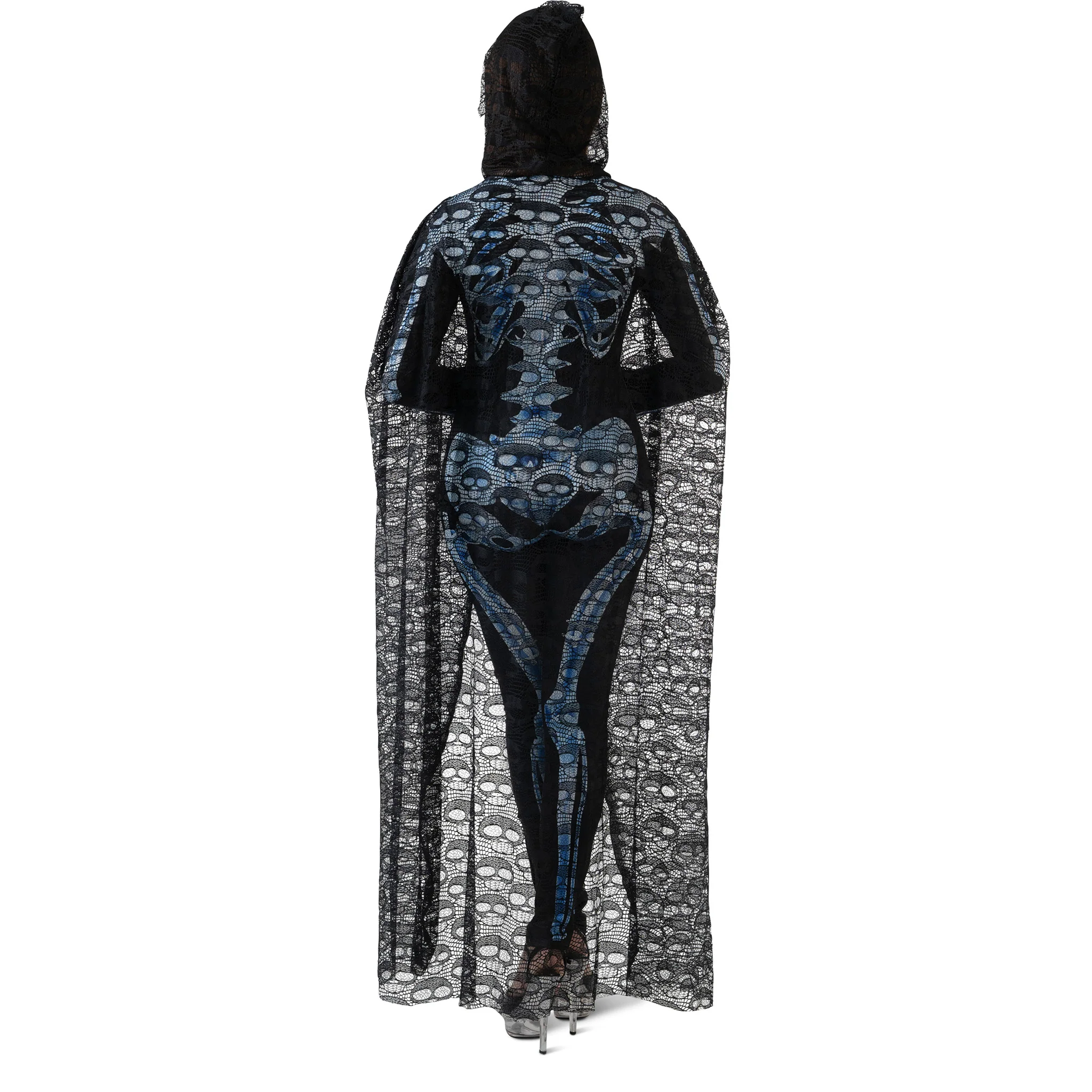 Halloween cape schedels kant - Image 3