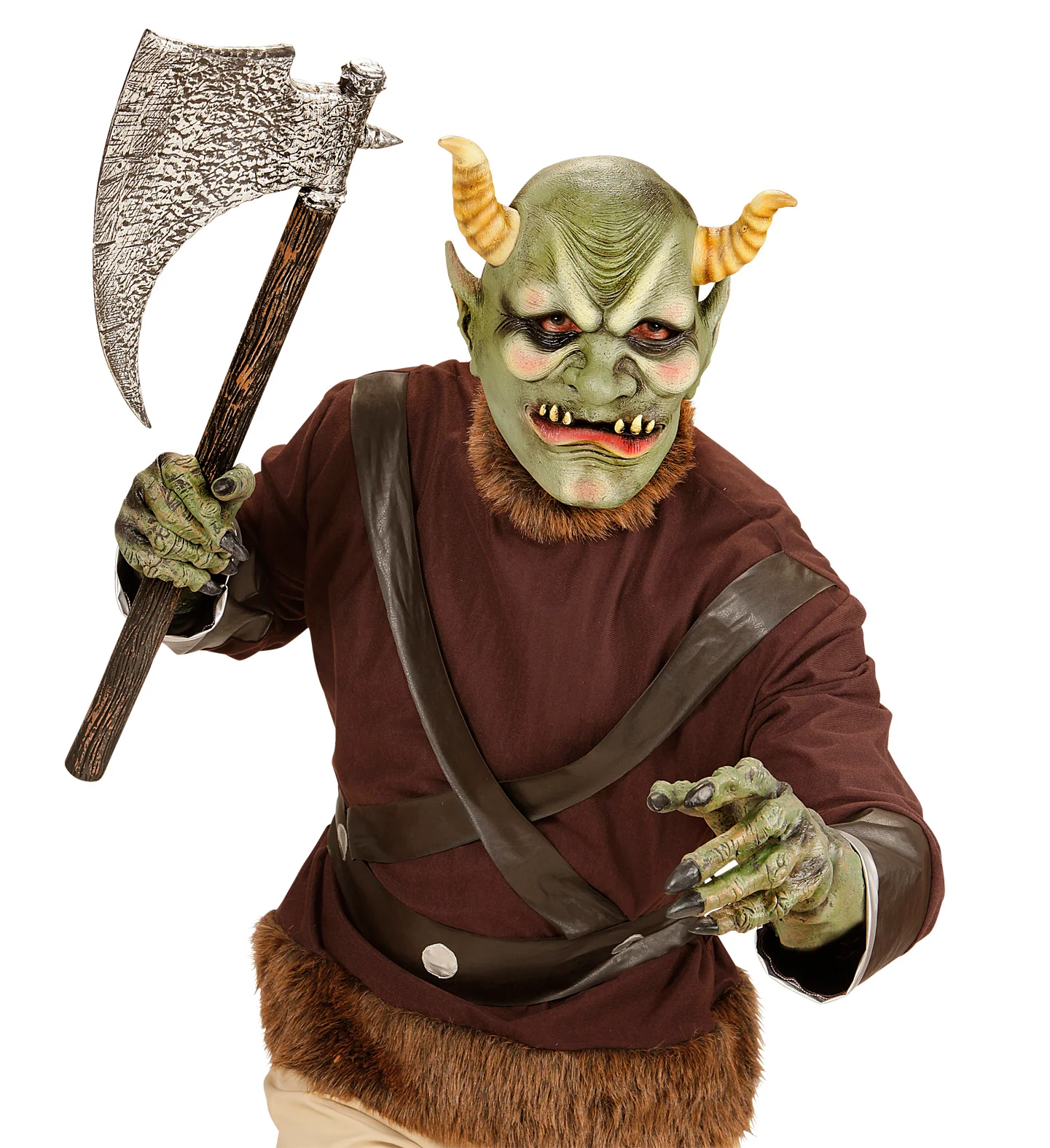 Halloween masker Evil Orc - Image 2