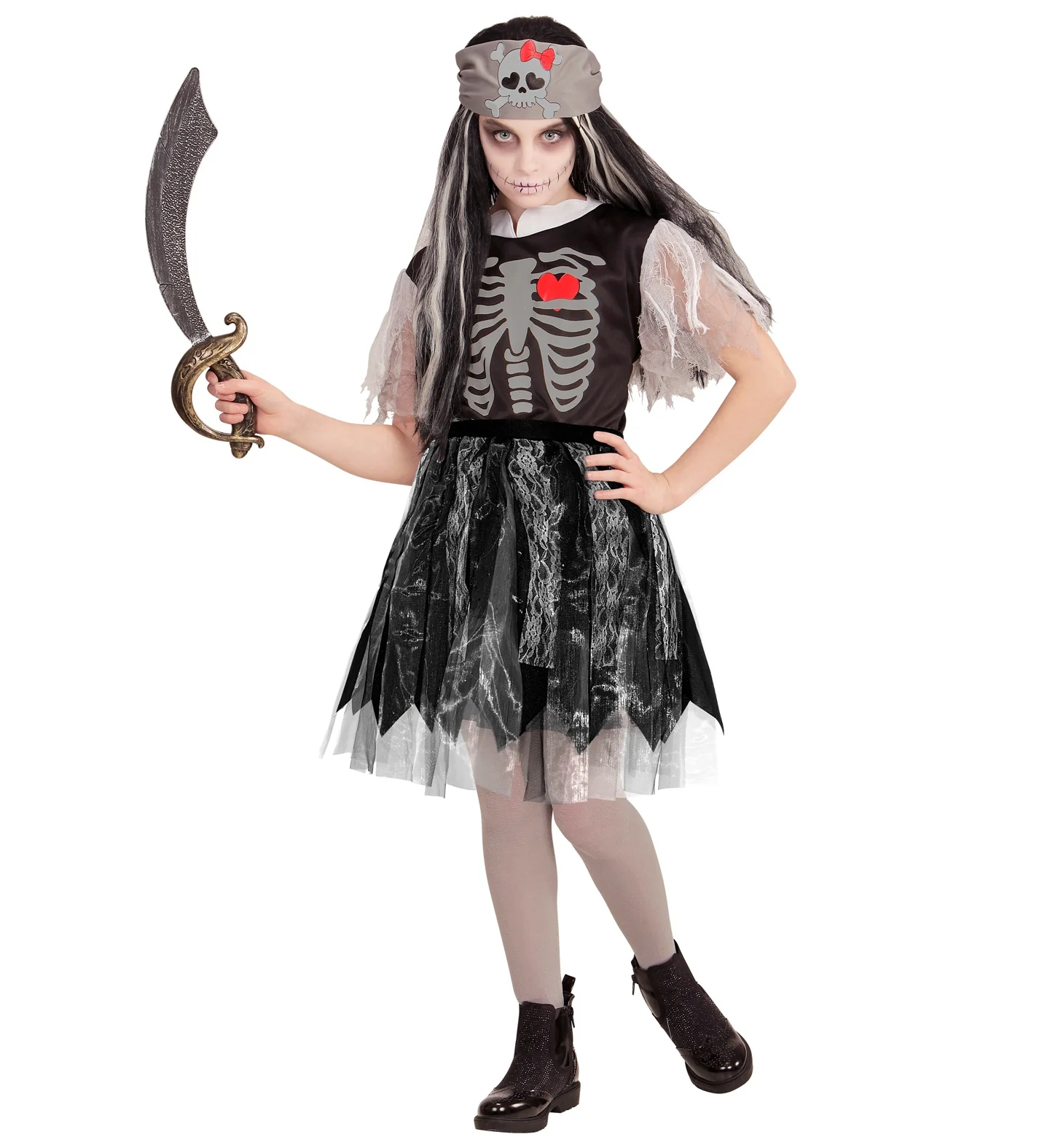 Halloween rok zwart kind Linda - Image 4