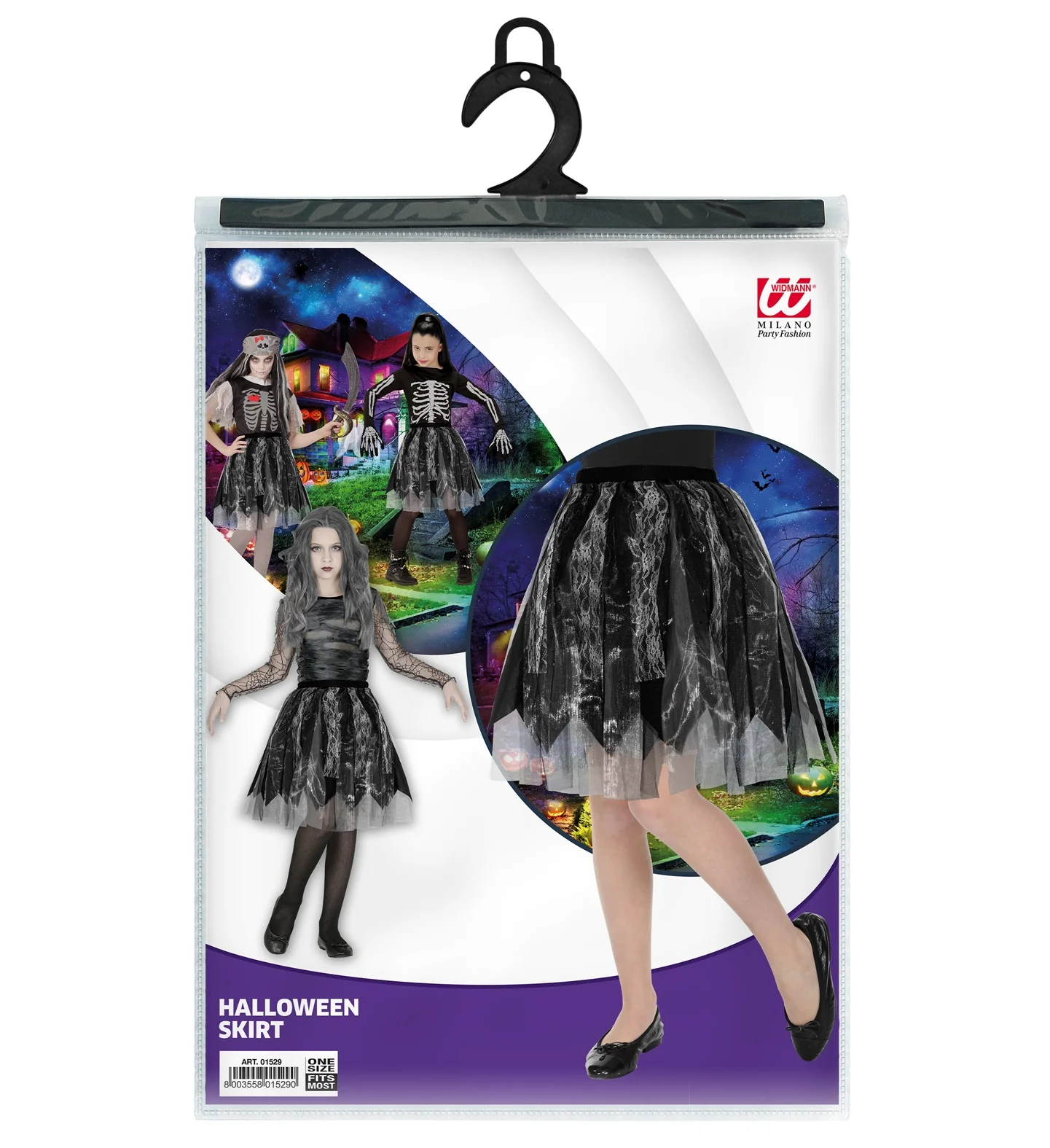 Halloween rok zwart kind Linda - Image 5
