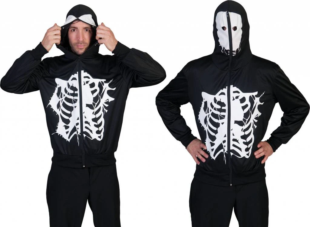 Halloween skeletpak met masker - Image 3