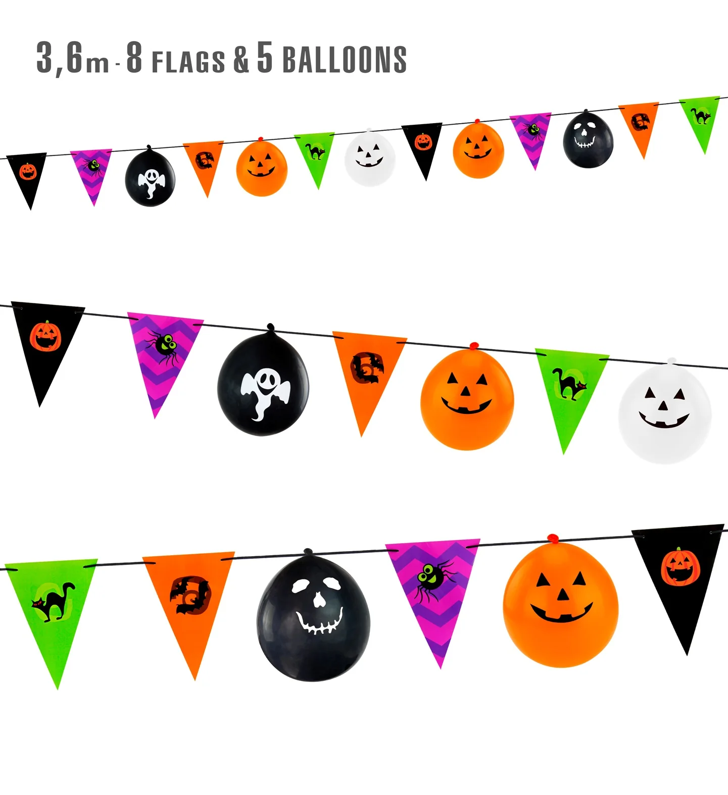 Halloween slinger meerkleurig - Image 2