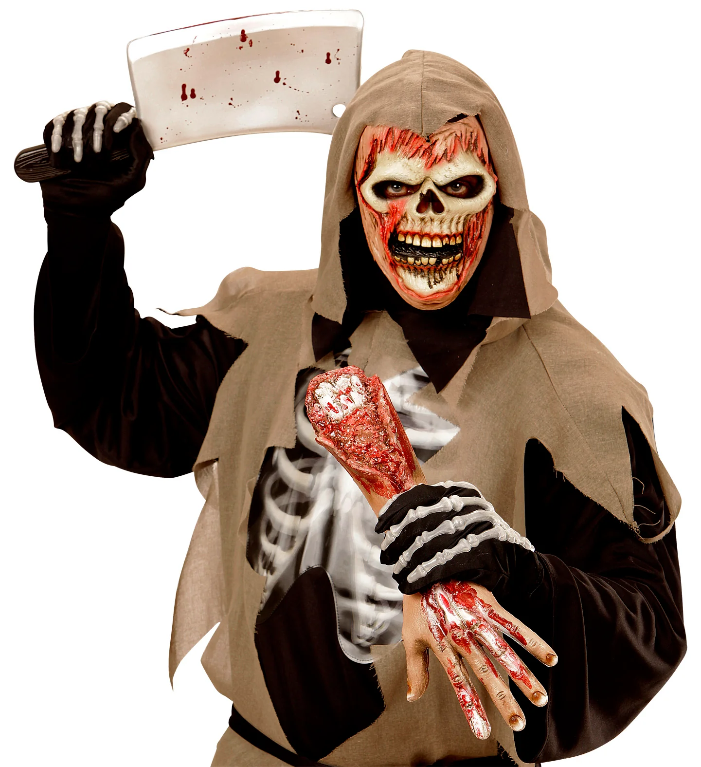 Zielstelende Zombie masker - Image 2