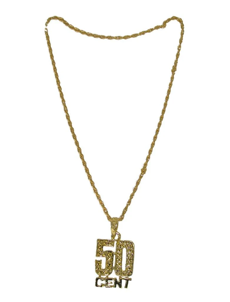 Ketting 50 cent goud