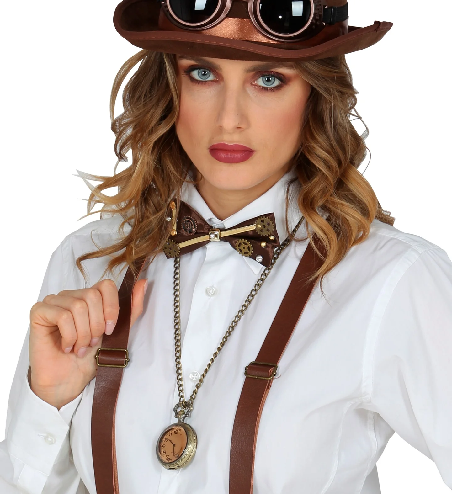 Steampunk horloge aan ketting - Image 2