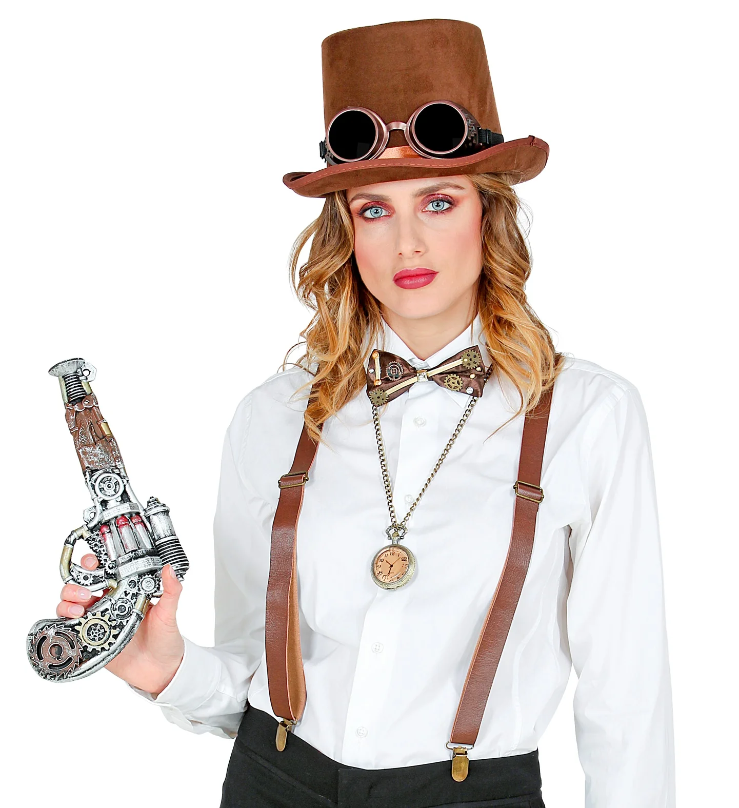 Steampunk horloge aan ketting - Image 3
