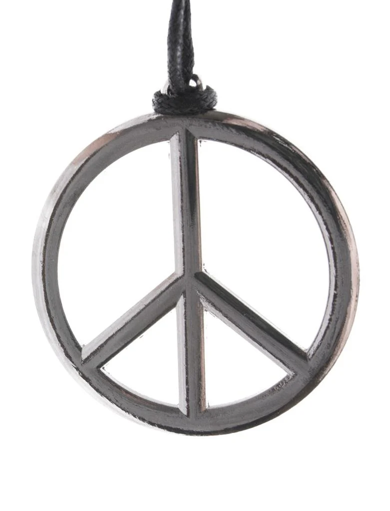 Halsketting peace zilver - Image 2