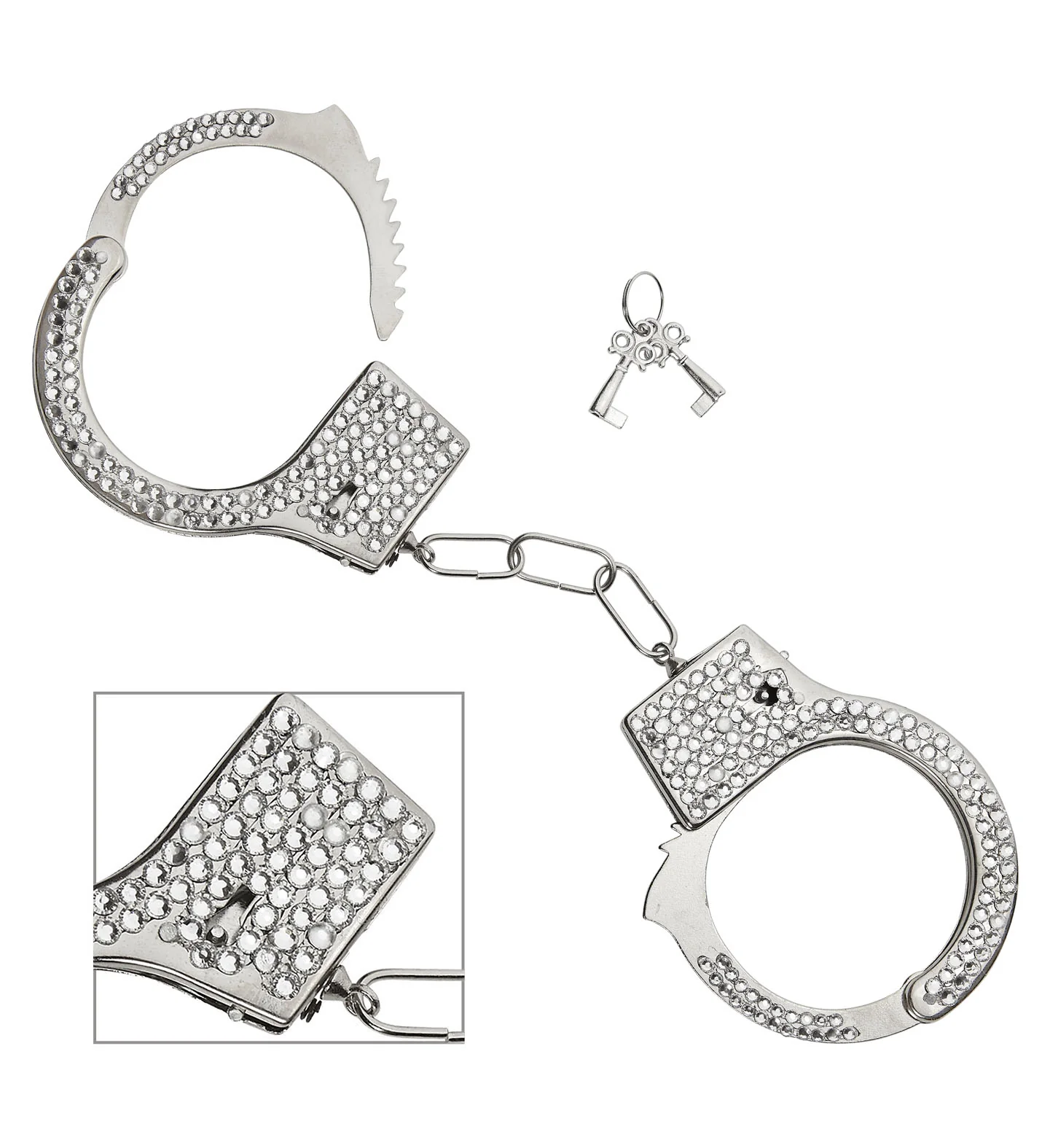 Handboeien politie strass steentjes - Image 2