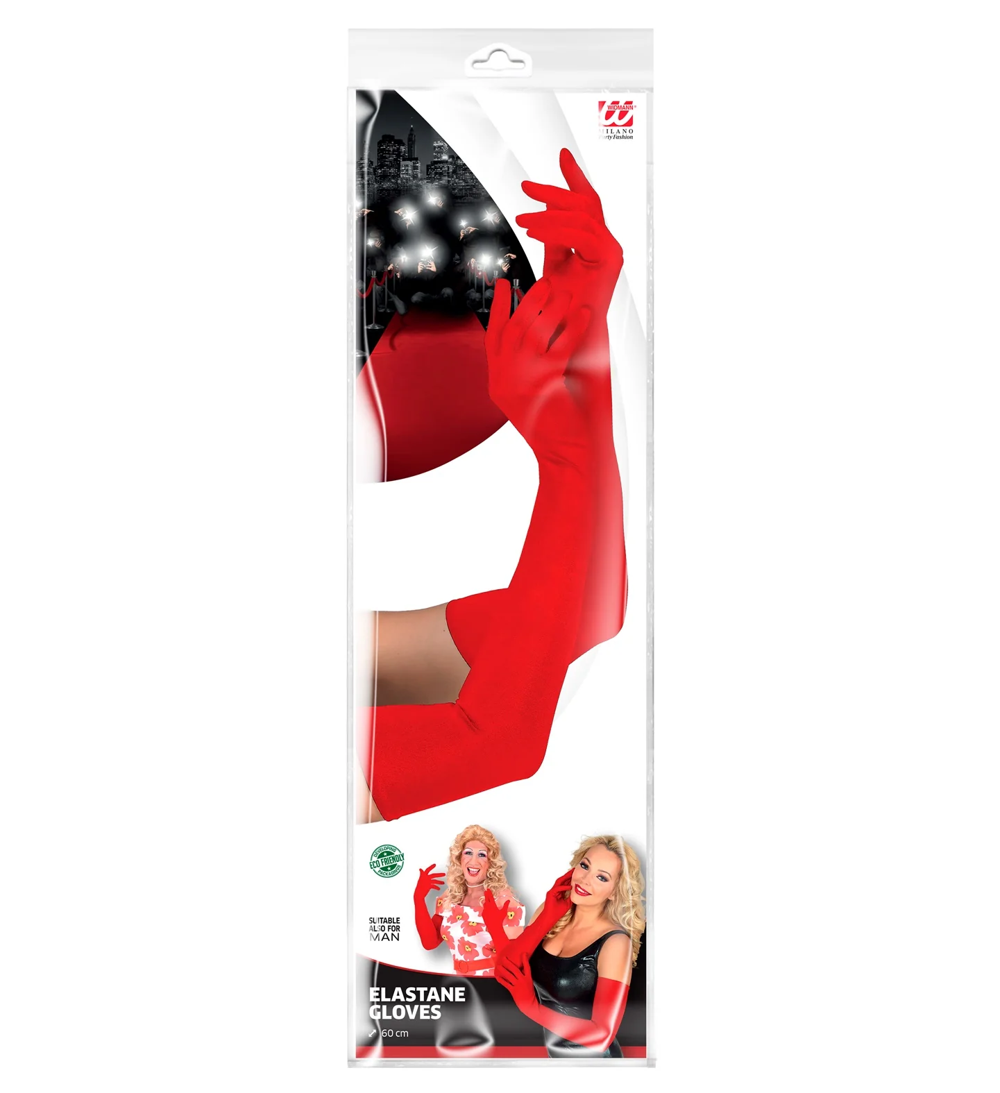 handschoenen lycra rood - Image 5