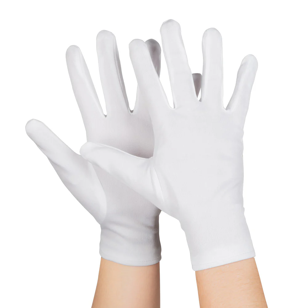Handschoenen pols Basic wit
