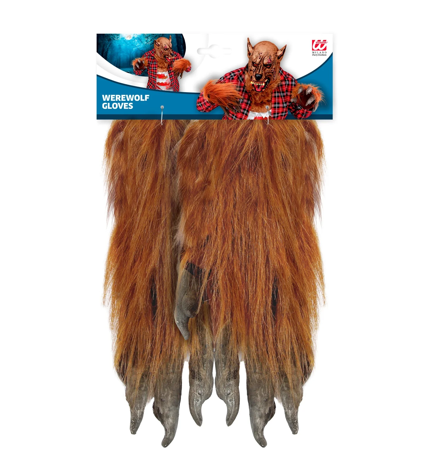 Weerwolf handschoenen met haren - Image 4