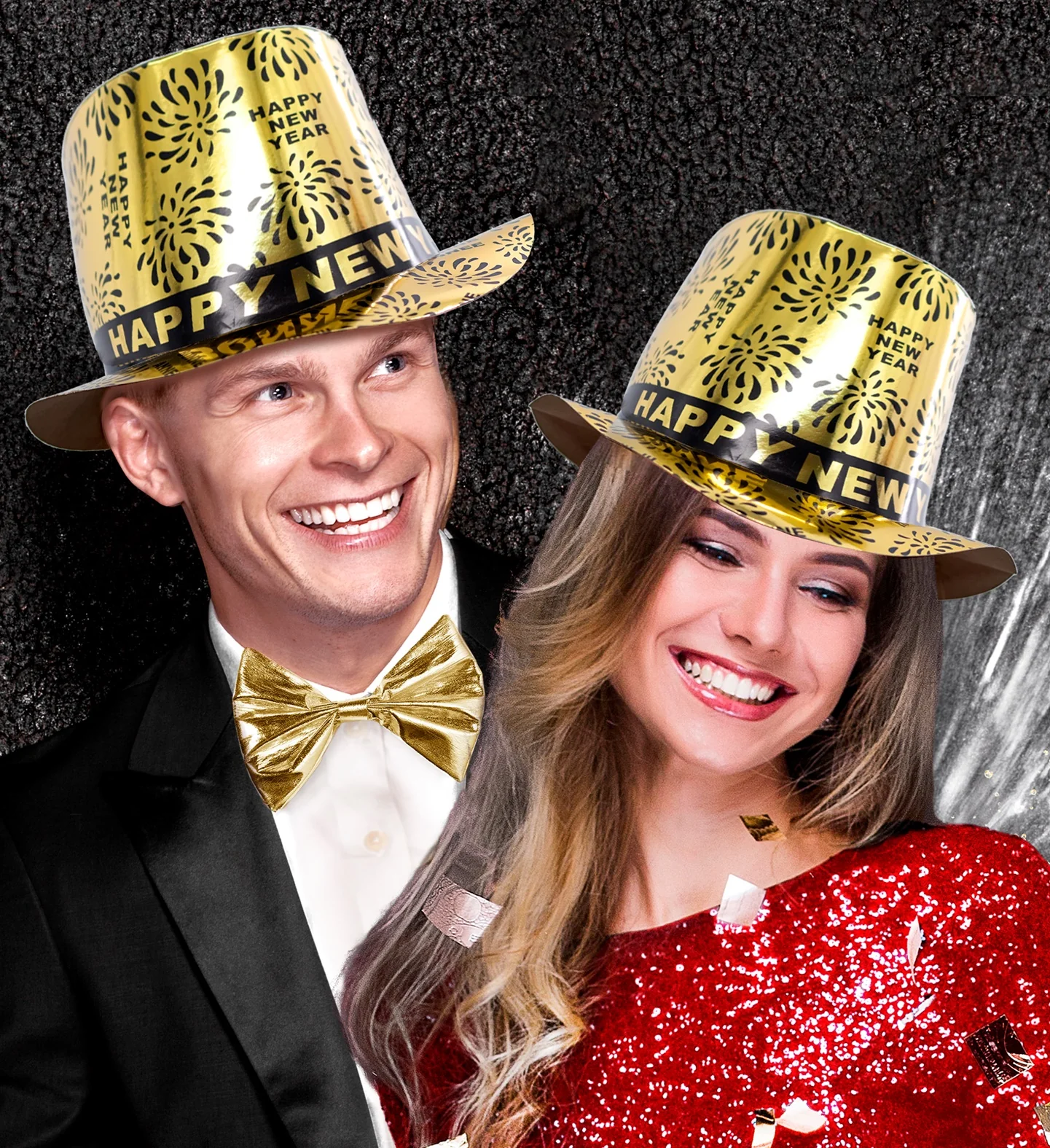 Nieuwjaar hoed goud Happy New Year - Image 4