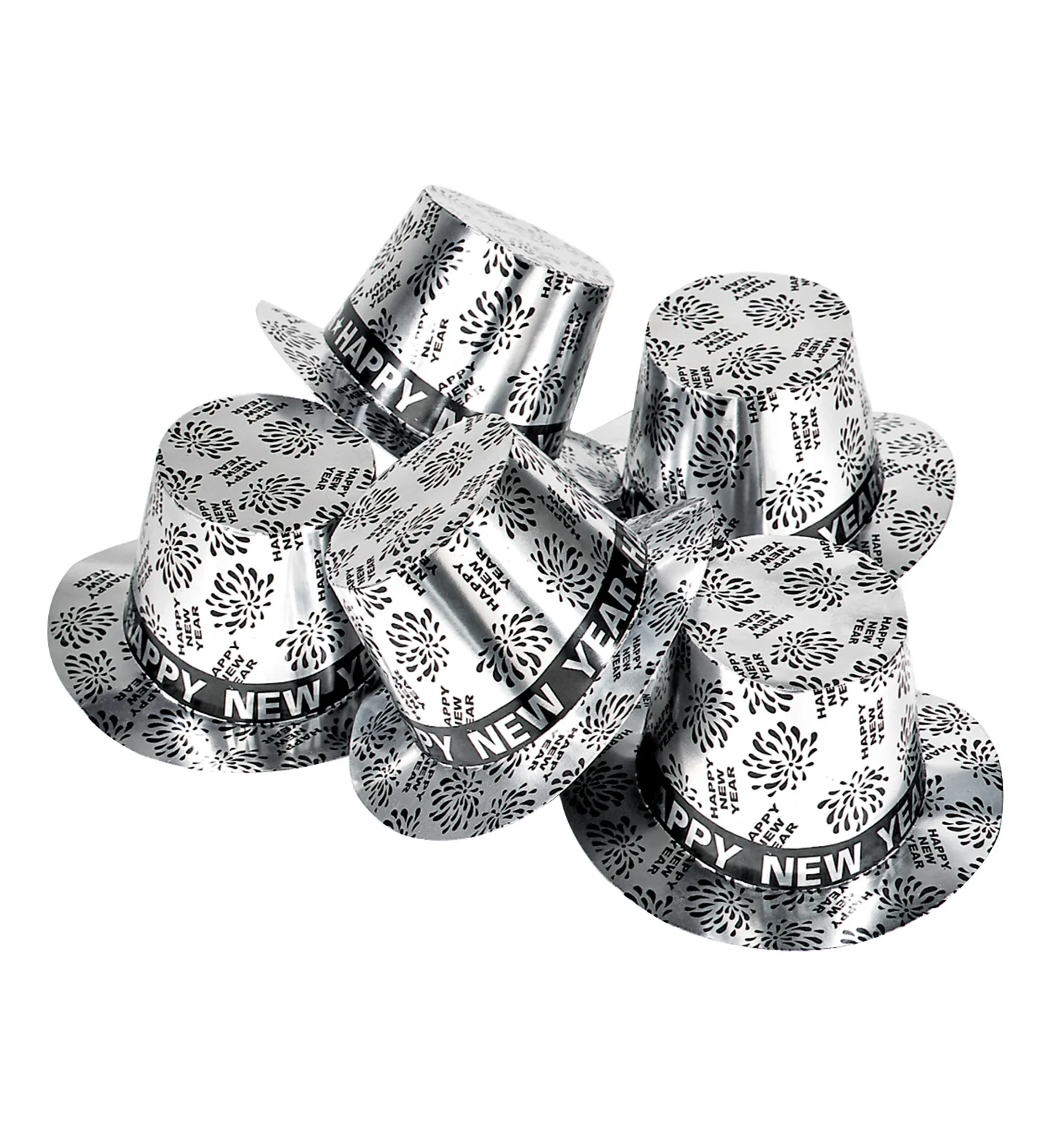 Nieuwjaar hoed zilver Happy New Year - Image 2