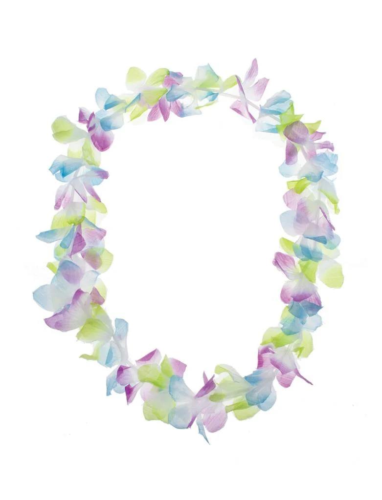 Hawaii bloemenslinger pastelkleuren