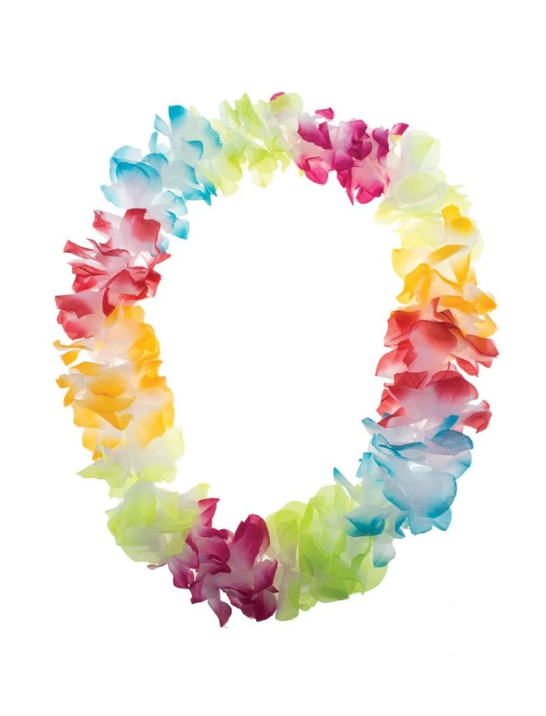 Hawaii bloemen krans multi