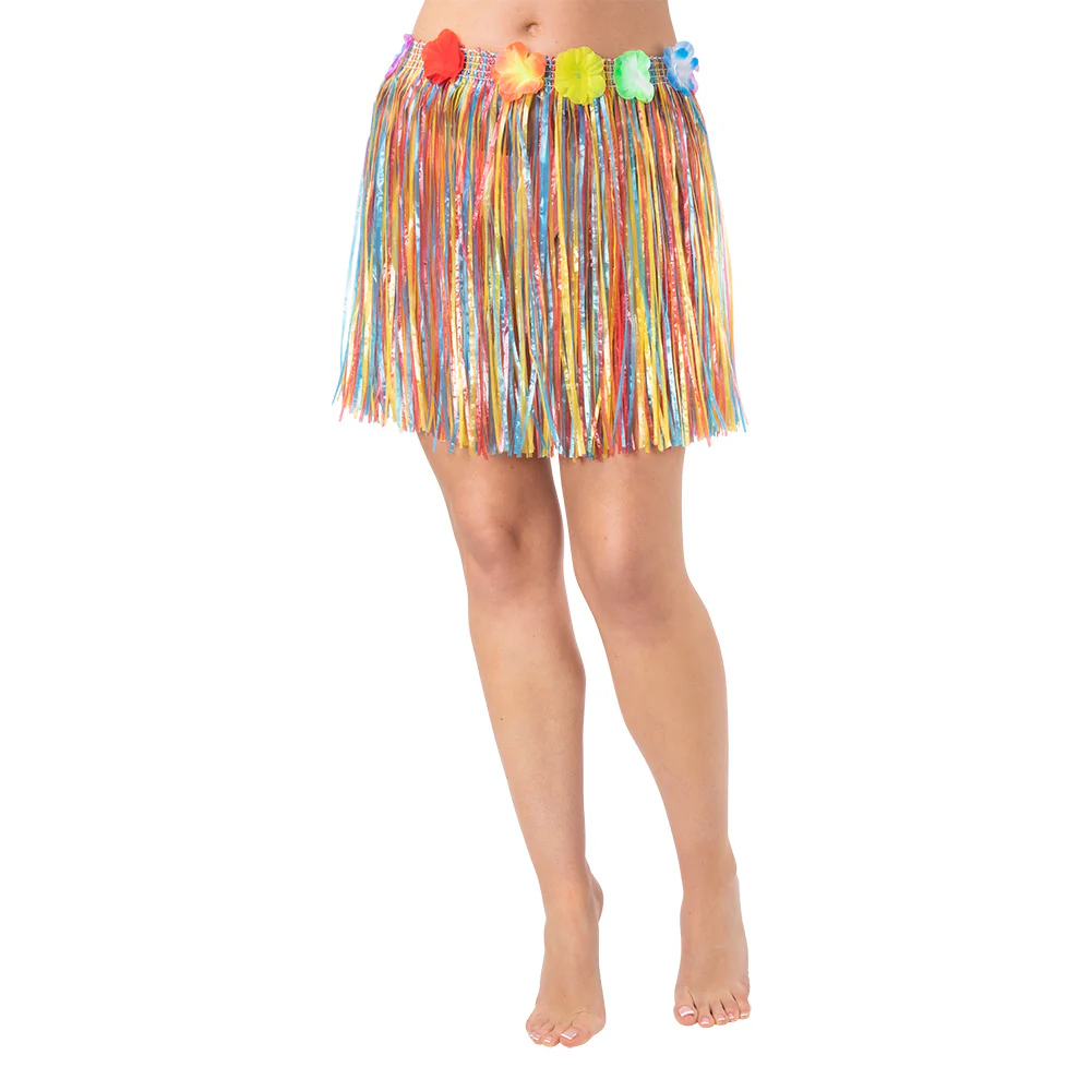 Hawaii rokje multi 40cm