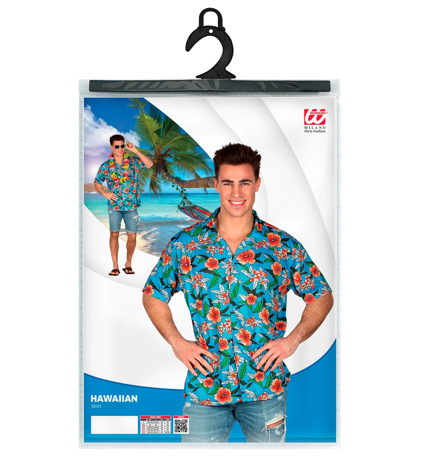 Blauw Hawaii shirt met print - Image 6