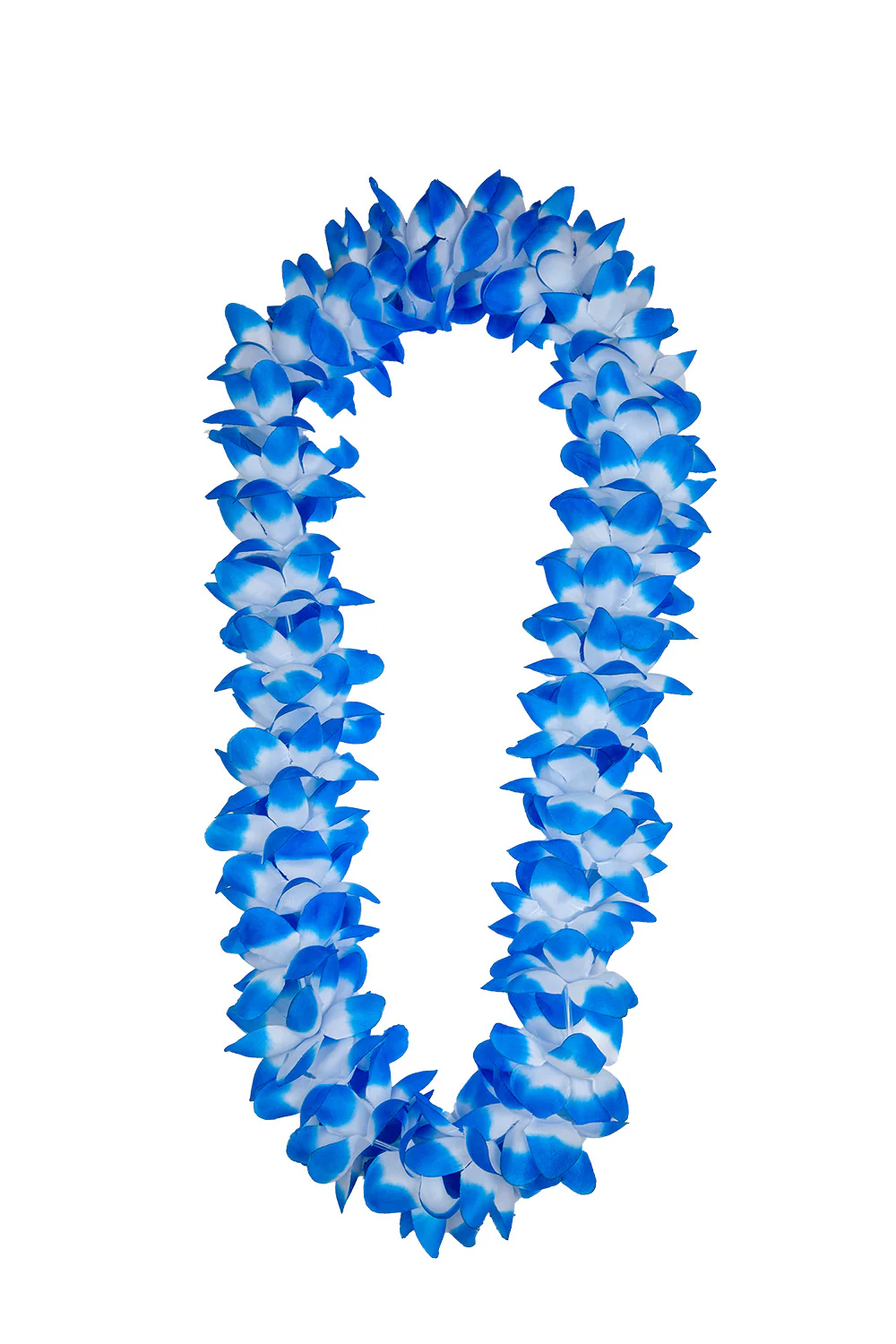 Hawaii slinger blauw met orchideeën