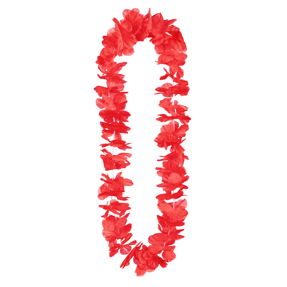 Hawaiikrans Ohana rood