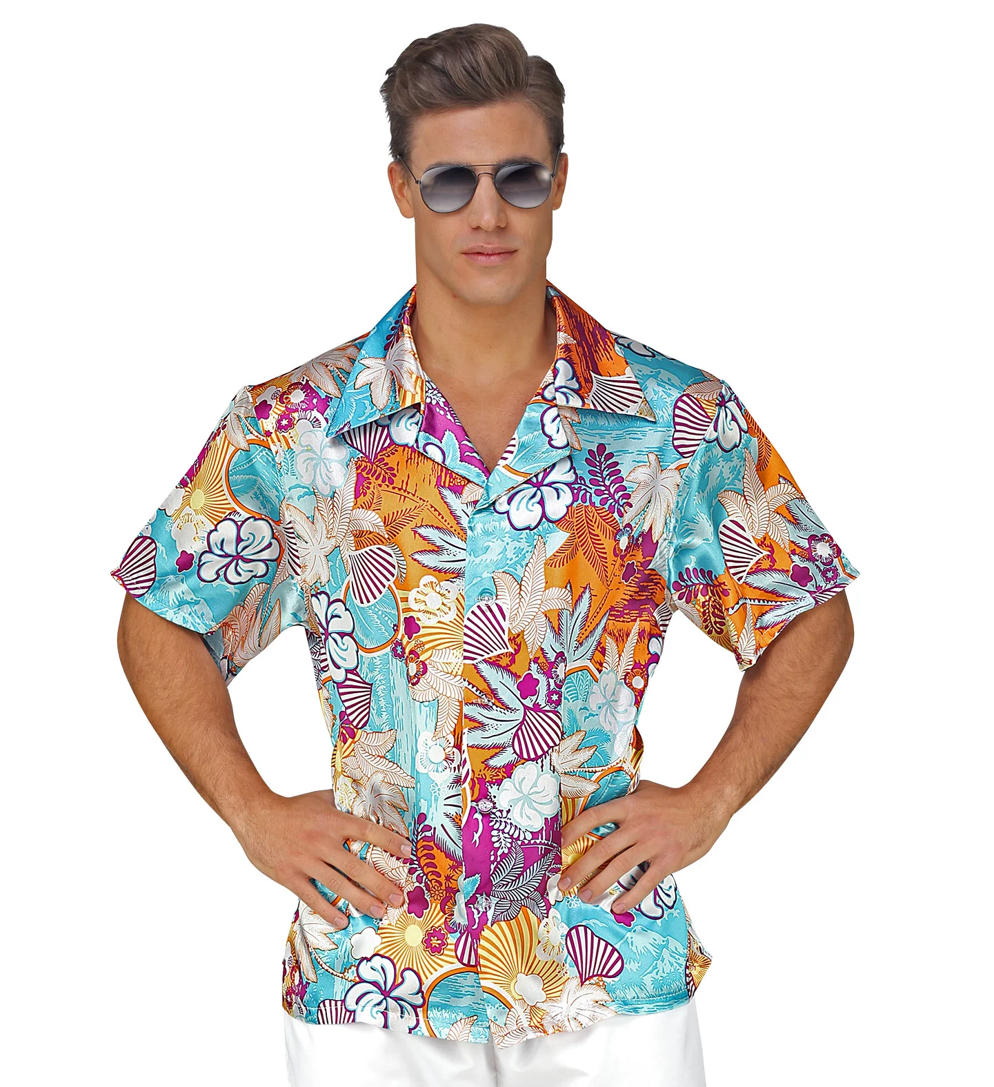 Hawaiishirt flowers multi - Image 3