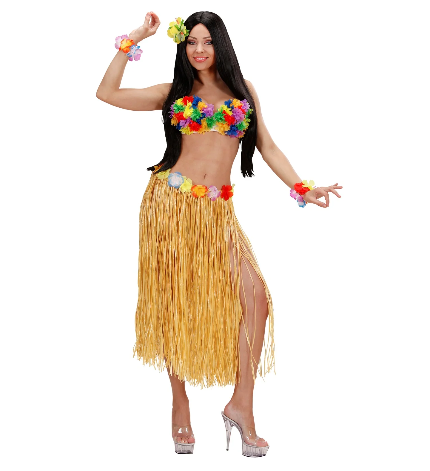 Hawaii rok lang met bloemen strokleur - Image 3