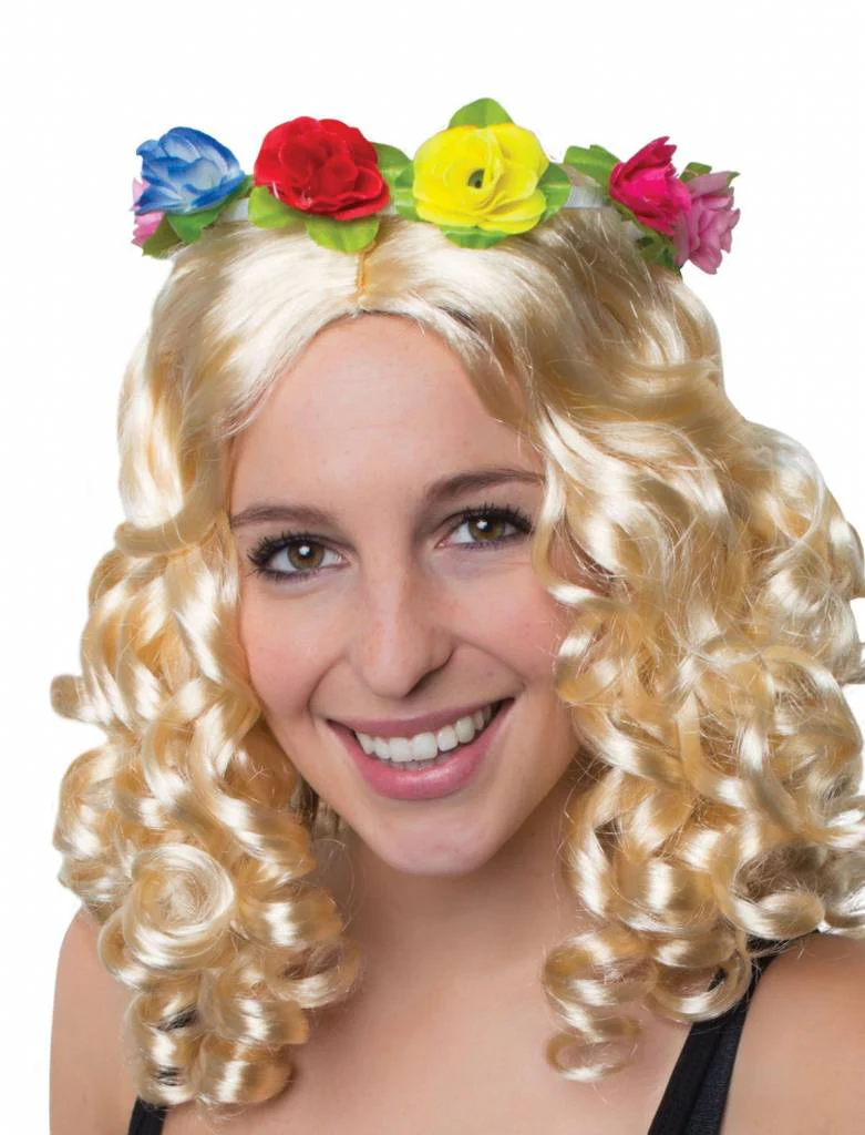 Hoofdband Hawaii met bloemen - Image 2